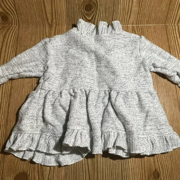 NWOT Girls Vignette Magpie & Mabel Ella Cardigan Ivory Size 12months - Picture 2 of 5